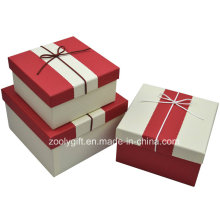 Quality Textured Art Paper Gift Box / Pop up Handmade Square Paper Gift Packing Box